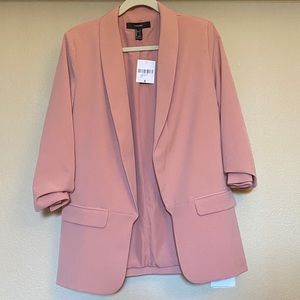 Rose Open Front Blazer Jacket (NEW WITH TAGS)